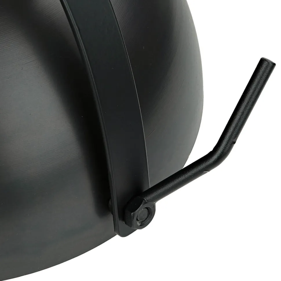 Design Deckenlampe Grau Metall Gold Ø30cm LARINO