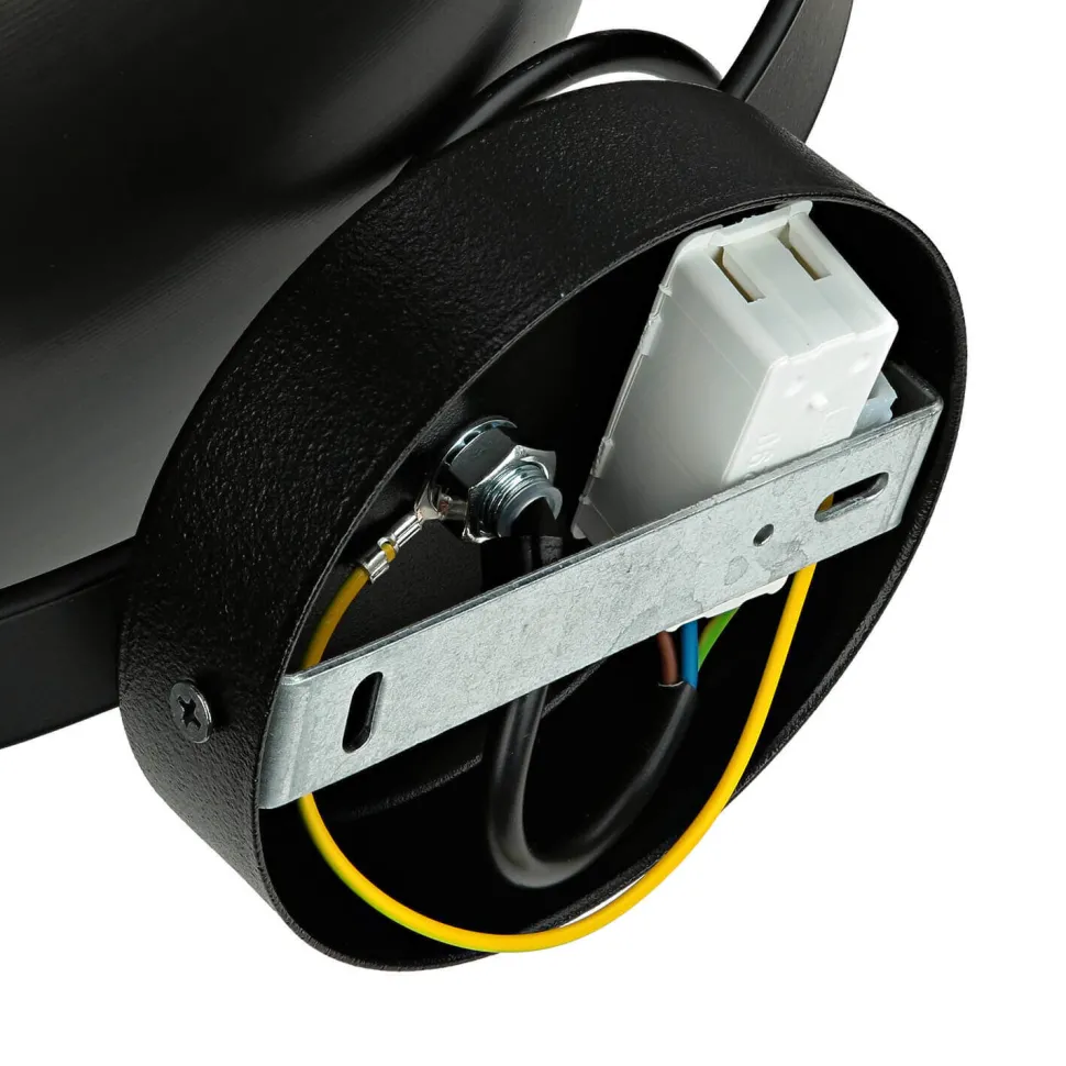 Design Deckenlampe Grau Metall Gold Ø30cm LARINO