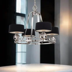 Design Kronleuchter mit Schirm Ø77,5cm Esszimmer