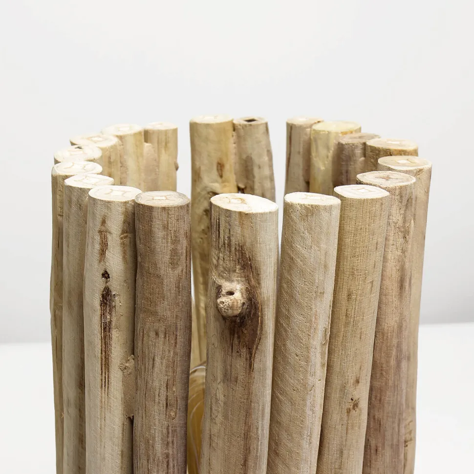 Design Tischlampe Treibholz Unikat Handarbeit E27