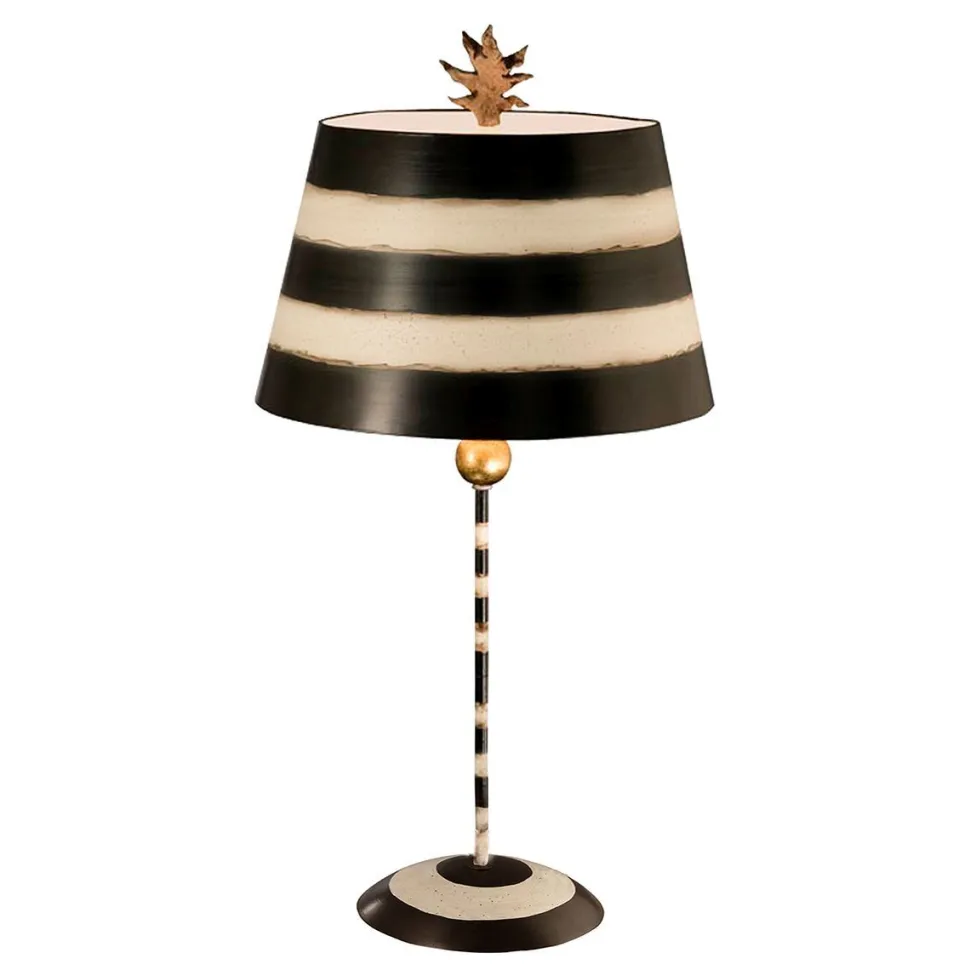 Design Tischleuchte 79 cm gestreift Wohnzimmer