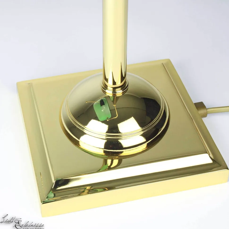Designer Bankerleuchte mit 24K vergoldet