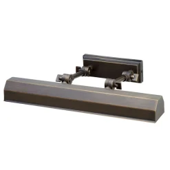 Designer Bilderleuchte in Bronze Jugendstil