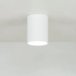 Dezenter Deckenspot in Weiß Lampe Flur Treppe EYE