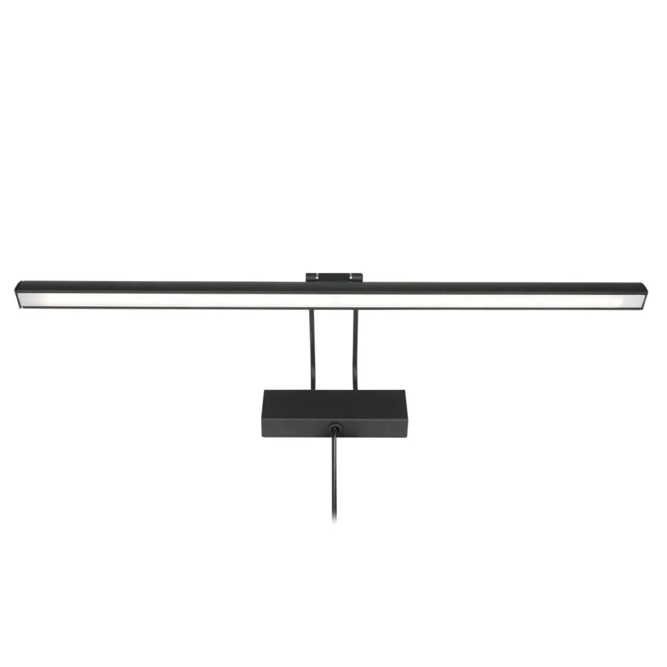 Dimmbare LED Bilderleuchte Schwarz B:60 cm 9 W flexibel