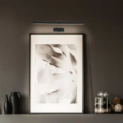 Dimmbare LED Bilderleuchte Schwarz B:60 cm 9 W flexibel