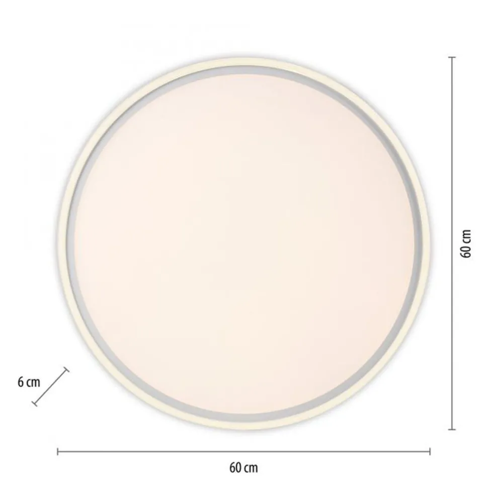 Dimmbare LED Deckenlampe Fernbedienung 2700-5000 K rund