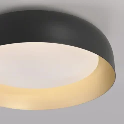 Dimmbare LED Deckenlampe Schwarz Gold Ø40 cm 2850 lm