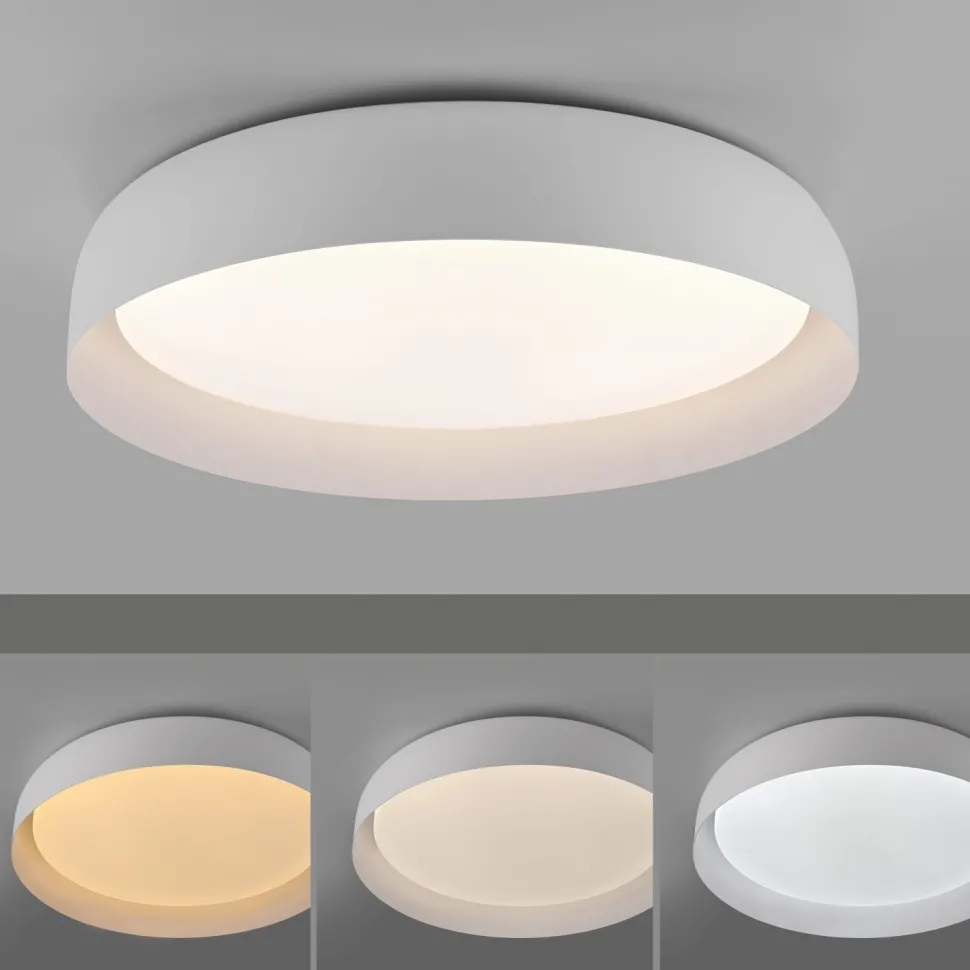 Dimmbare LED Deckenlampe Weiß Ø57 cm 3850 lm Modern