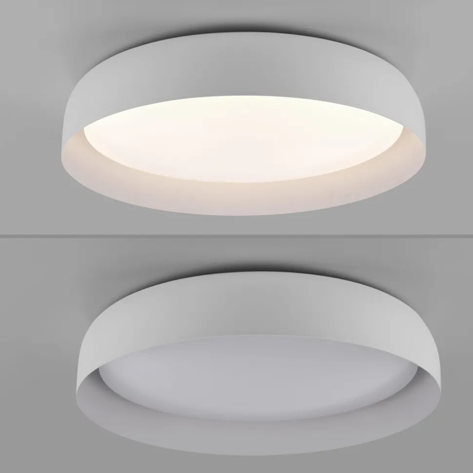 Dimmbare LED Deckenlampe Weiß Ø57 cm 3850 lm Modern