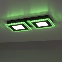 Dimmbare LED Deckenlampe RBG Farbwechsel Fernbedienung