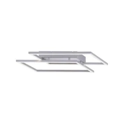 Dimmbare LED Deckenlampe L:53 cm Memory 24 W in Stahl