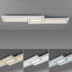 Dimmbare LED Deckenleuchte Fernbedienung 32 W 110 cm