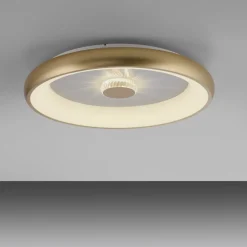 Dimmbare LED Deckenleuchte 2700-5000 K Ø61,5 cm Messing