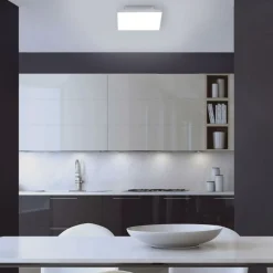 Dimmbare LED Deckenleuchte Fernbedienung Weiß Memory