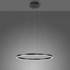 Dimmbare LED Pendelleuchte Schwarz Ø58,5 cm 3000 K 28 W