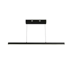 Dimmbare LED Pendelleuchte Schwarz Metall 101,5 cm 29 W