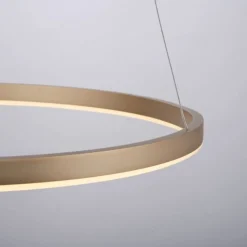 Dimmbare LED Pendelleuchte Ø58,5 cm 3000 K in Messing