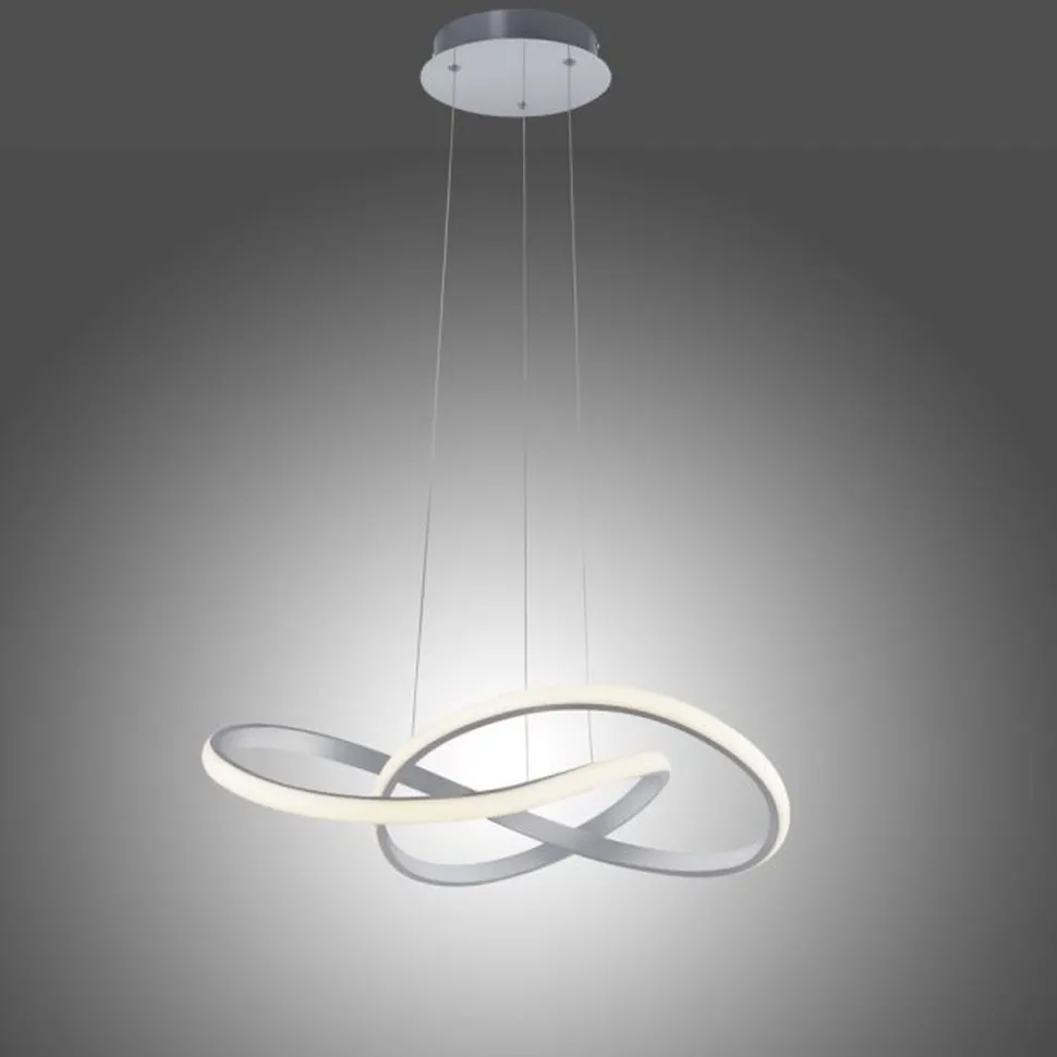 Dimmbare LED Pendelleuchte in Aluminium 3000 K L:57 cm