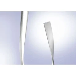 Dimmbare LED Stehlampe in Silber 140 cm 3215 lm 26 W