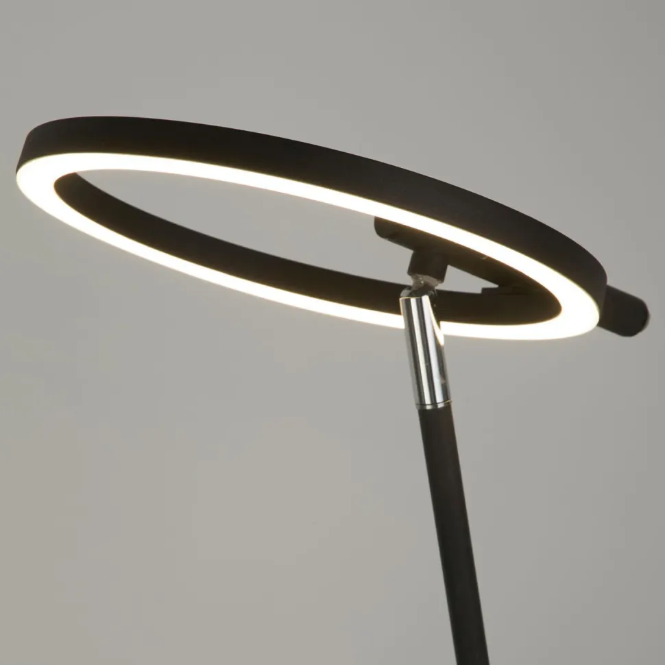 Dimmbare LED Tischlampe Metall Schwarz 579 lm flexibel