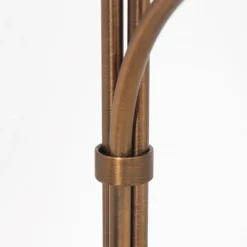 Dimmbare Stehlampe Glas Metall 168 cm inkl. G9 3-flmg