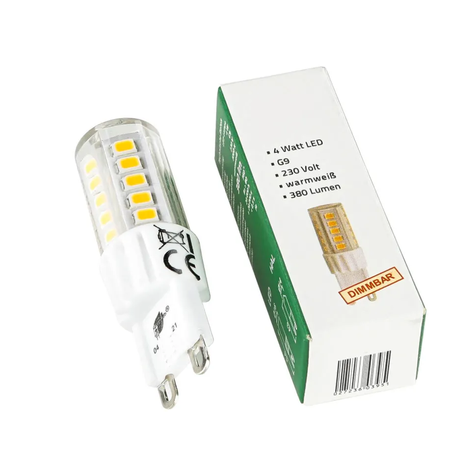 Dimmbares LED Leuchtmittel G9 4 Watt 3000 K 365 lm - LM103