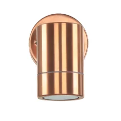 Down Strahler Wand außen in Kupfer aus Messing IP54