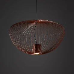 Draht Hängelampe Metall Terrakotta B:54,5 cm GU10