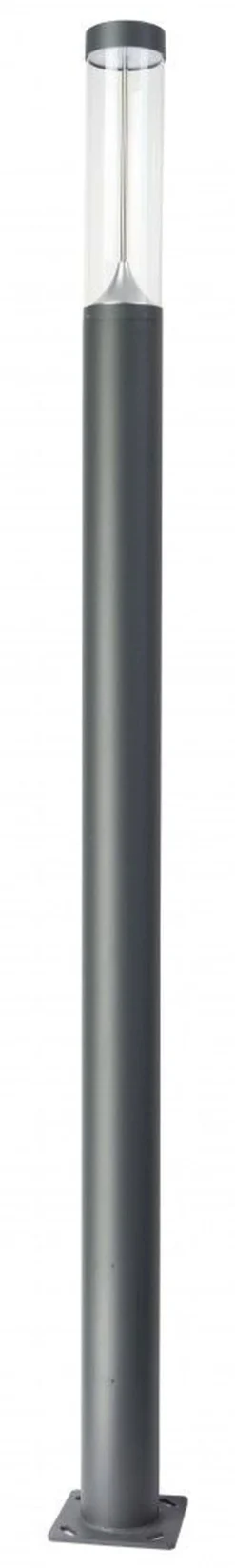 Dunkelgraue LED Wegeleuchte Aluminium IP65 3000 cm XXL