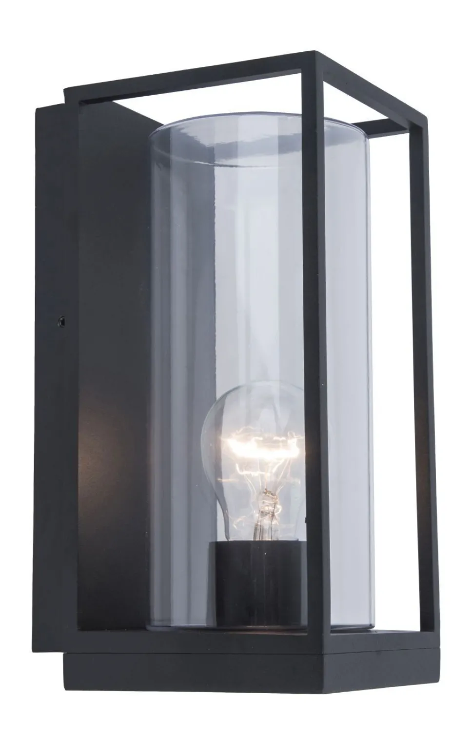 Eckige Außenlampe ELLAYINA Anthrazit IP44 Haus Balkon