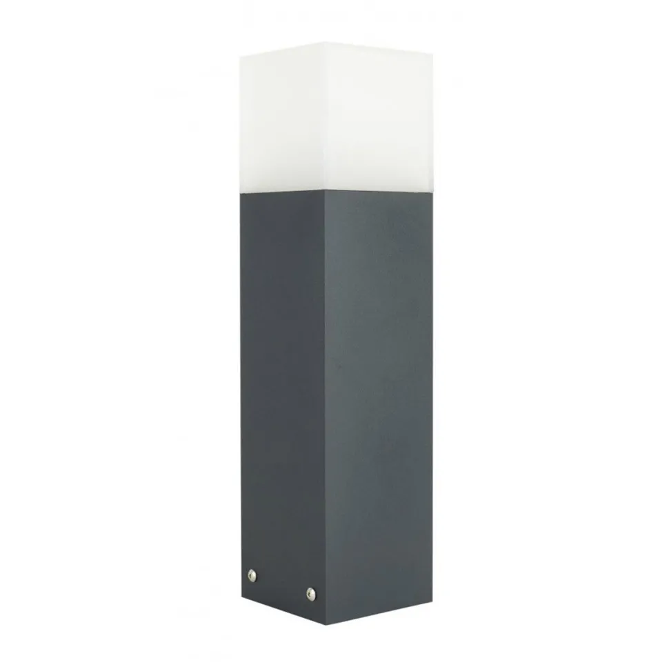 Eckige Wegeleuchte 40cm Anthrazit IP44 E27