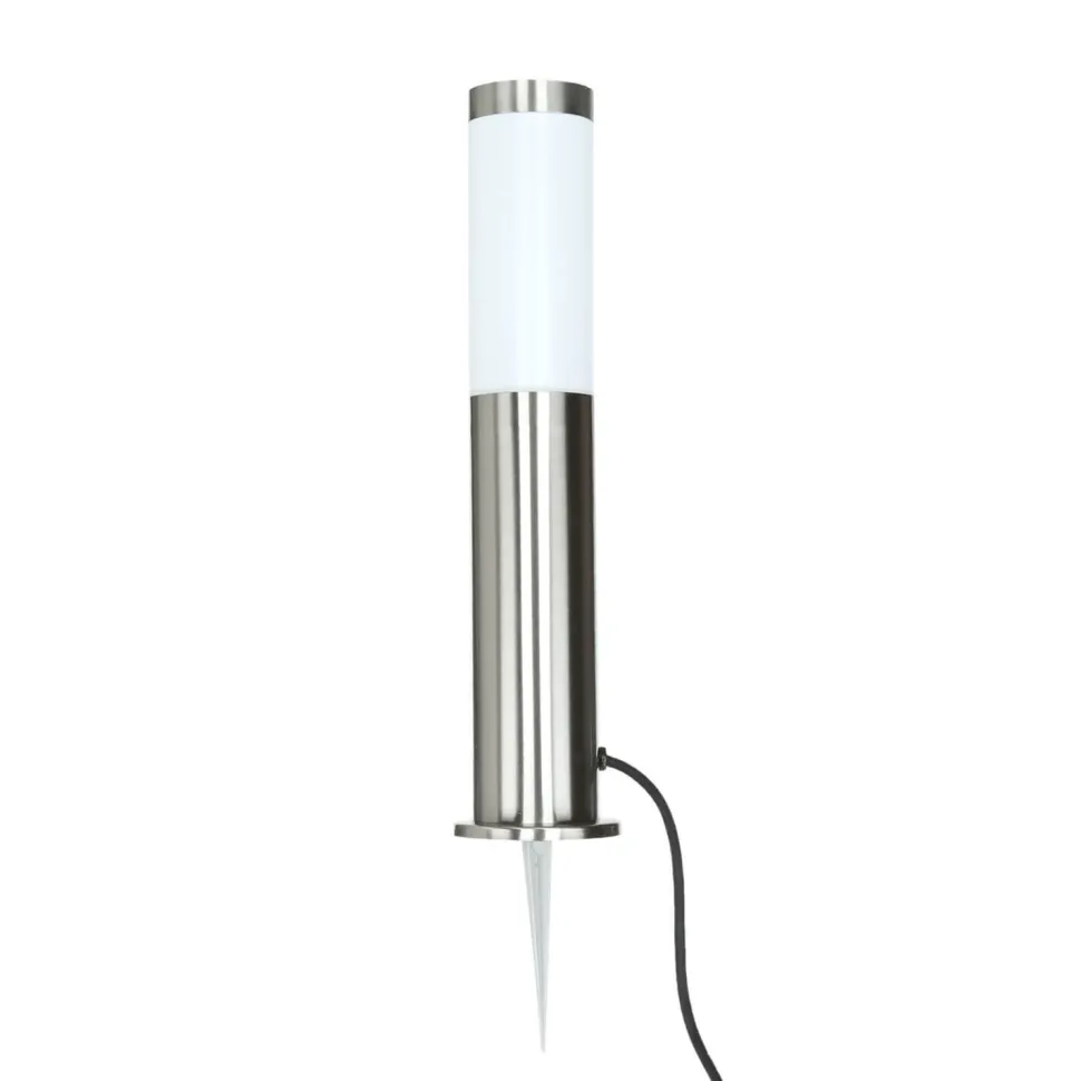 Edelstahl Außenleuchte mit Kabel + Stecker