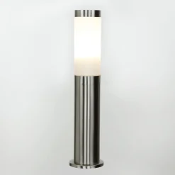 Edelstahl Außenleuchte mit Kabel + Stecker