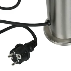 Edelstahl Außenleuchte mit Kabel + Stecker