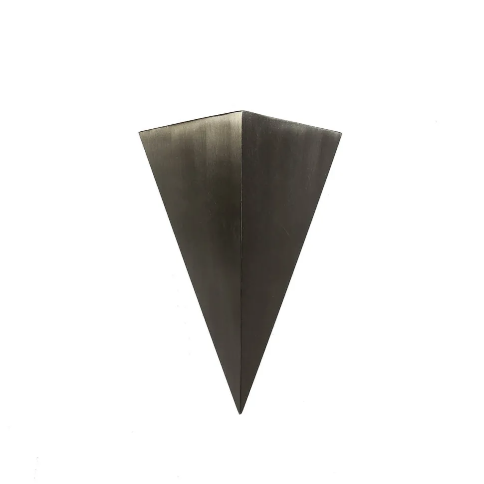 Edelstahl Außenwandleuchte Dreieck LED