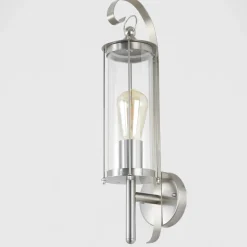 Edelstahl Laterne für die Wand Außenleuchte