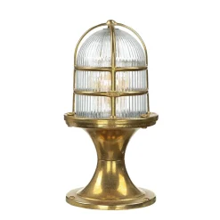 Edle Gartenleuchte FESTOS Messing Maritim H:30cm