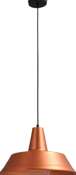 Edle Hängelampe Kupfer E27 Ø35cm Handarbeit PRATO