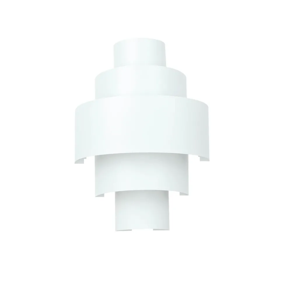 Edle Wandlampe Weiß Lichtmuster