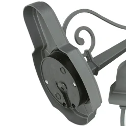 Edle Wandleuchte Anthrazit BREST außen regenfest E27