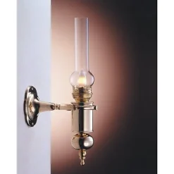 Edle Wandleuchte GRETA Messing Jugendstil Antik