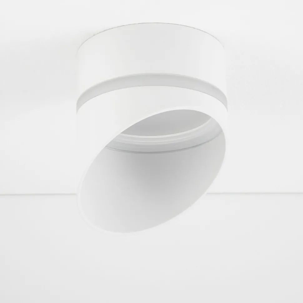 Einbauleuchte Decke Ø 8,5 cm H: 12 cm GX53 Weiß