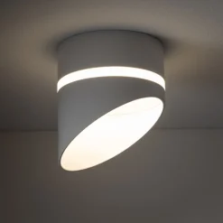 Einbauleuchte Decke Ø 8,5 cm H: 12 cm GX53 Weiß