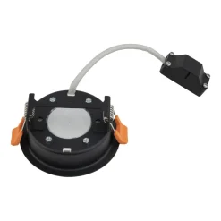 Einbauleuchte Schwarz GX53 rund Ø 95 mm Decke innen