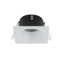 Einbauspot Weiß Metall IP65 GU10 L:8,5 cm wetterfest