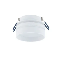 Einbaustrahler GU10 Ø 8 cm Weiß Aluminium Modern OBID