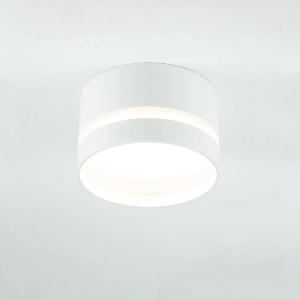 Einbaustrahler GX53 Ø 8,5 cm Weiß Aluminium Modern