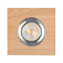 Einbaustrahler Holz beweglich mit LED 5W DELEN