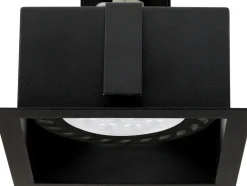 Einbaustrahler Schwarz Metall